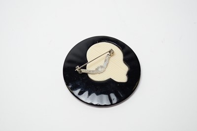 Lot 27 - A Lea Stein Art Deco brooch