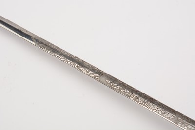 Lot 221 - An early 20th German court sword, and an oil painting, by John Bamfield