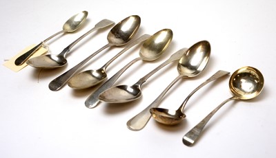 Lot 177 - A selection of spoons and ladles