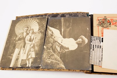 Lot 243 - An album compiled by Helen Marion Hyde Lay containing invitations and dance cards in 1920s Japan