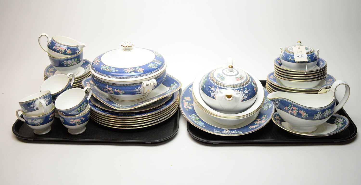 Lot 413 - A Wedgwood ‘Blue Siam’ pattern tea and dinner service.