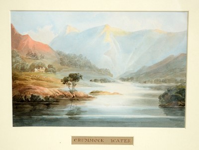 Lot 764 - Attributed to Lady Harriet Beresford - Crummock Water and Coniston Lake | watercolour
