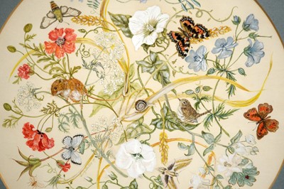 Lot 636 - Lucy Stubbs - Meadow Entwined; Flora, Fauna, Insects, and Birds of the Countryside | watercolour