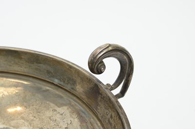 Lot 147 - A silver two handled tazza by Walker & Hall
