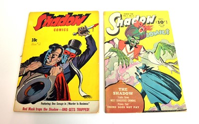 Lot 38 - Golden Age Shadow Comics.