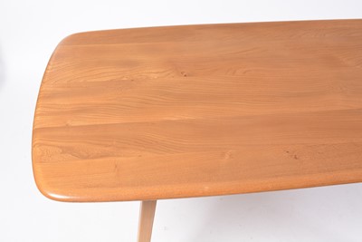 Lot 86 - Ercol - Lucian Ercolani - Plank - Model 382 - retro vintage beech and elm dining table
