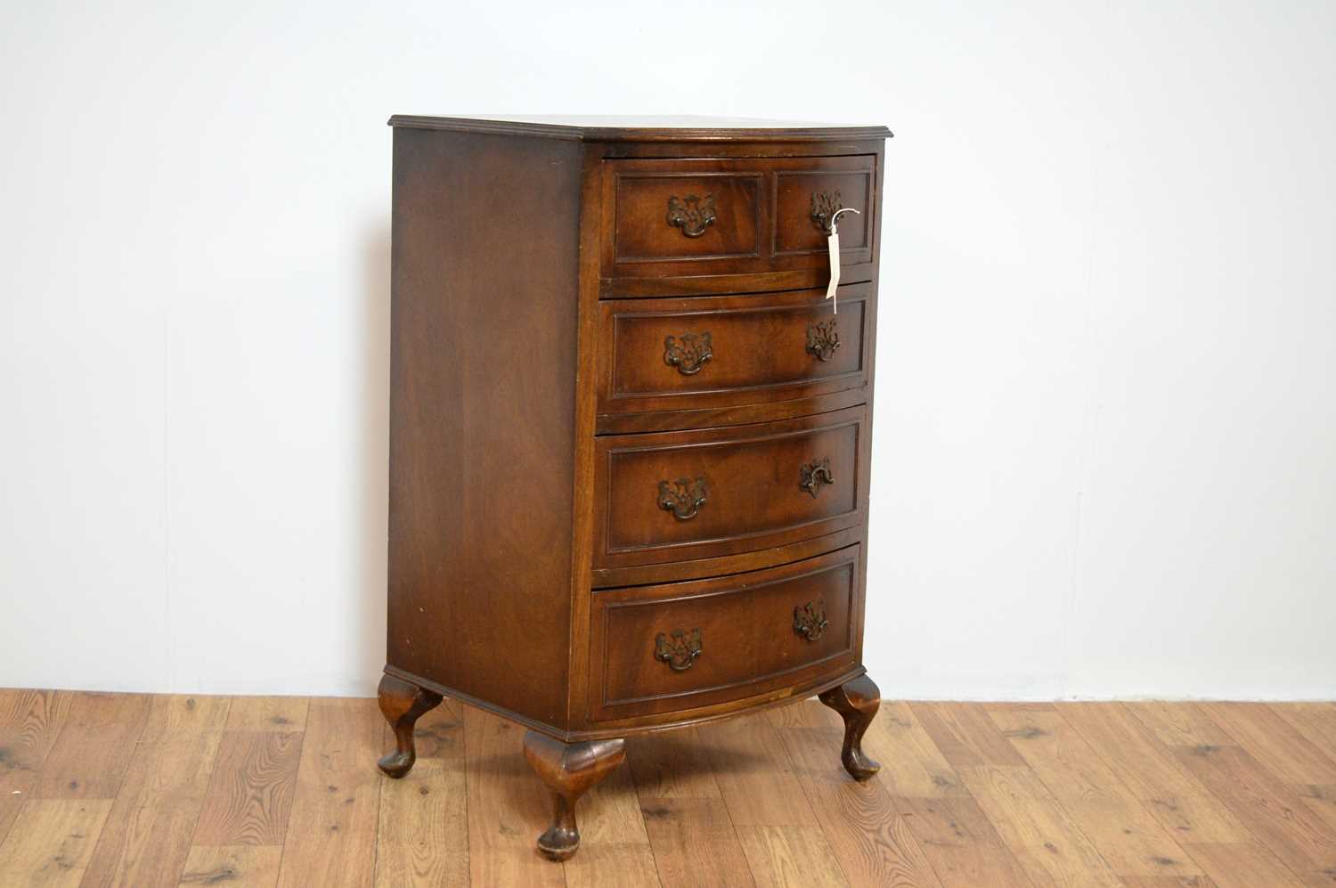 Lot 29 - An mid 20th Century Georgian style bowfront chest of drawers