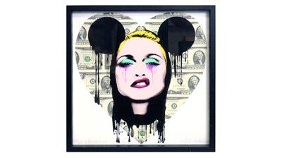 Lot 256 - Henry Hate - Material Girl | mixed media
