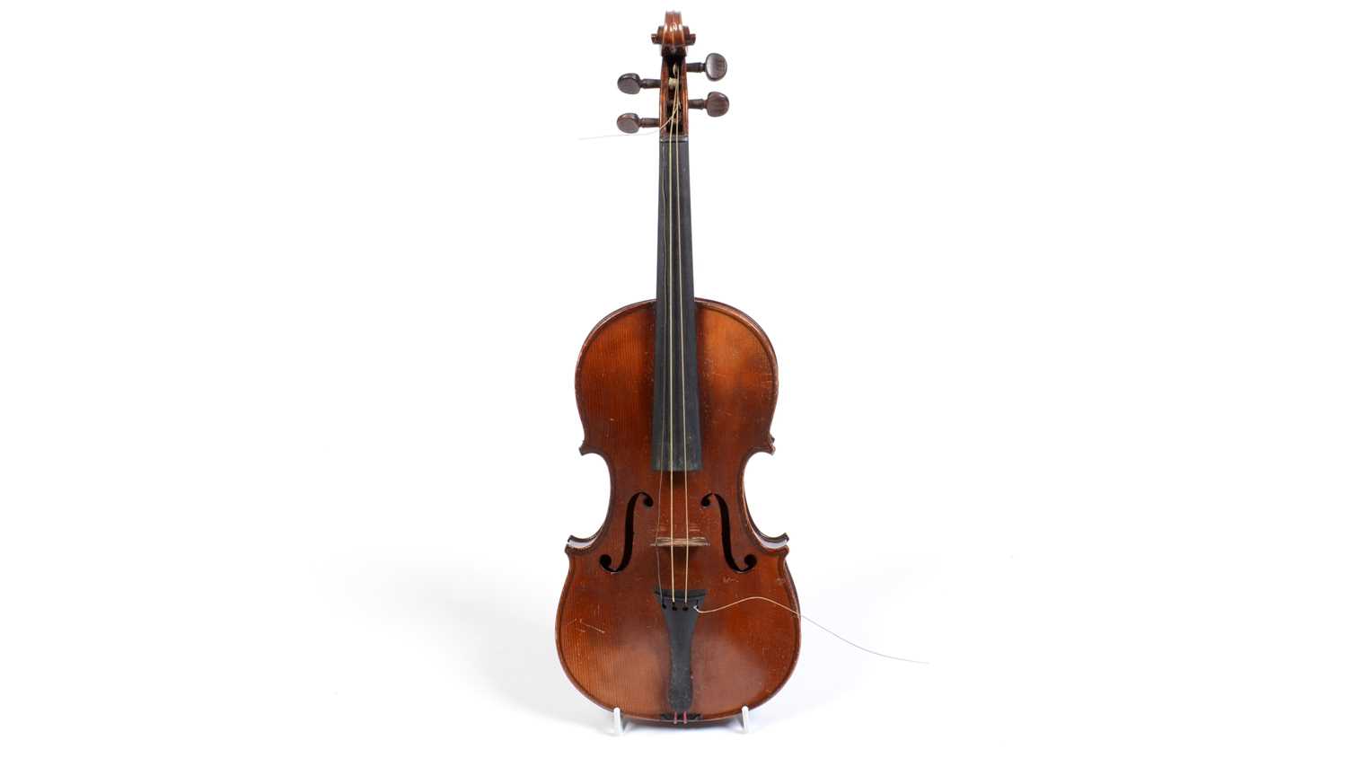 Lot 54 - A German 3/4 size violin