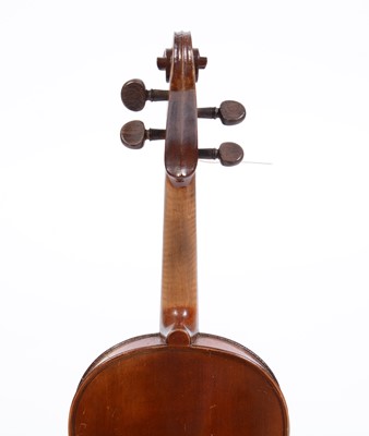 Lot 54 - A German 3/4 size violin