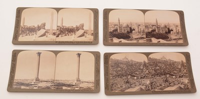 Lot 74 - A collection of Underwood & Underwood Stereoscope viewing slides
