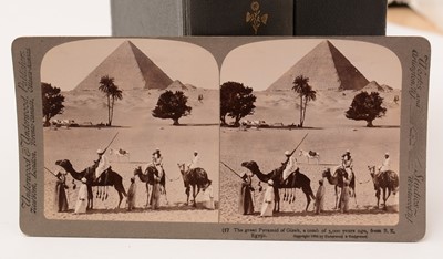 Lot 74 - A collection of Underwood & Underwood Stereoscope viewing slides