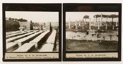 Lot 29 - A collection of early 20th Century Magic Lantern slides relating to Italy