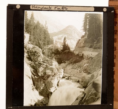Lot 38 - A collection of 19th Century and later mountaineering related Magic Lantern slides