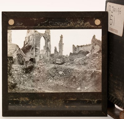 Lot 47 - A collection of First World War Magic Lantern slides