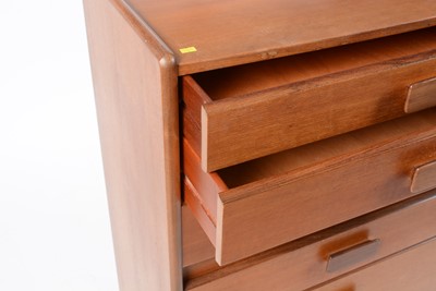 Lot 14 - A retro vintage mid 20th Century circa 1960s White & Newton teak wood chest of drawers