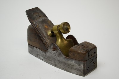 Lot 273 - A selection of five vintage wood planes, various makers, most with impressed marks.