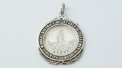 Lot 282 - A Victorian Scottish silver champion medal