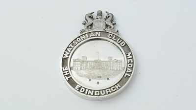 Lot 283 - A late Victorian Scottish silver school prize medal