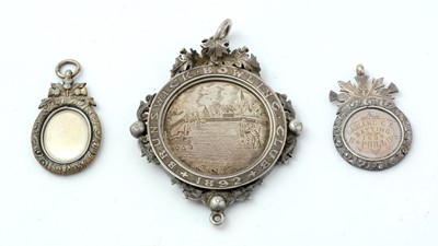 Lot 284 - ﻿A large Victorian Scottish silver sporting medal