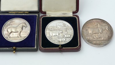 Lot 279 - Three silver agricultural prize medals