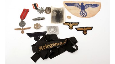 Lot 225 - A selection of German Second World War items