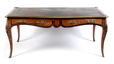 Lot 1339 - A Louis XVI-style kingwood and coromandel writing desk