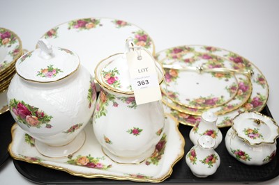 Lot 363 - A Royal Albert ‘Old Country Roses’ pattern tea service; and others