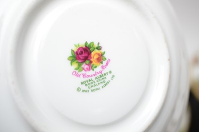 Lot 363 - A Royal Albert ‘Old Country Roses’ pattern tea service; and others