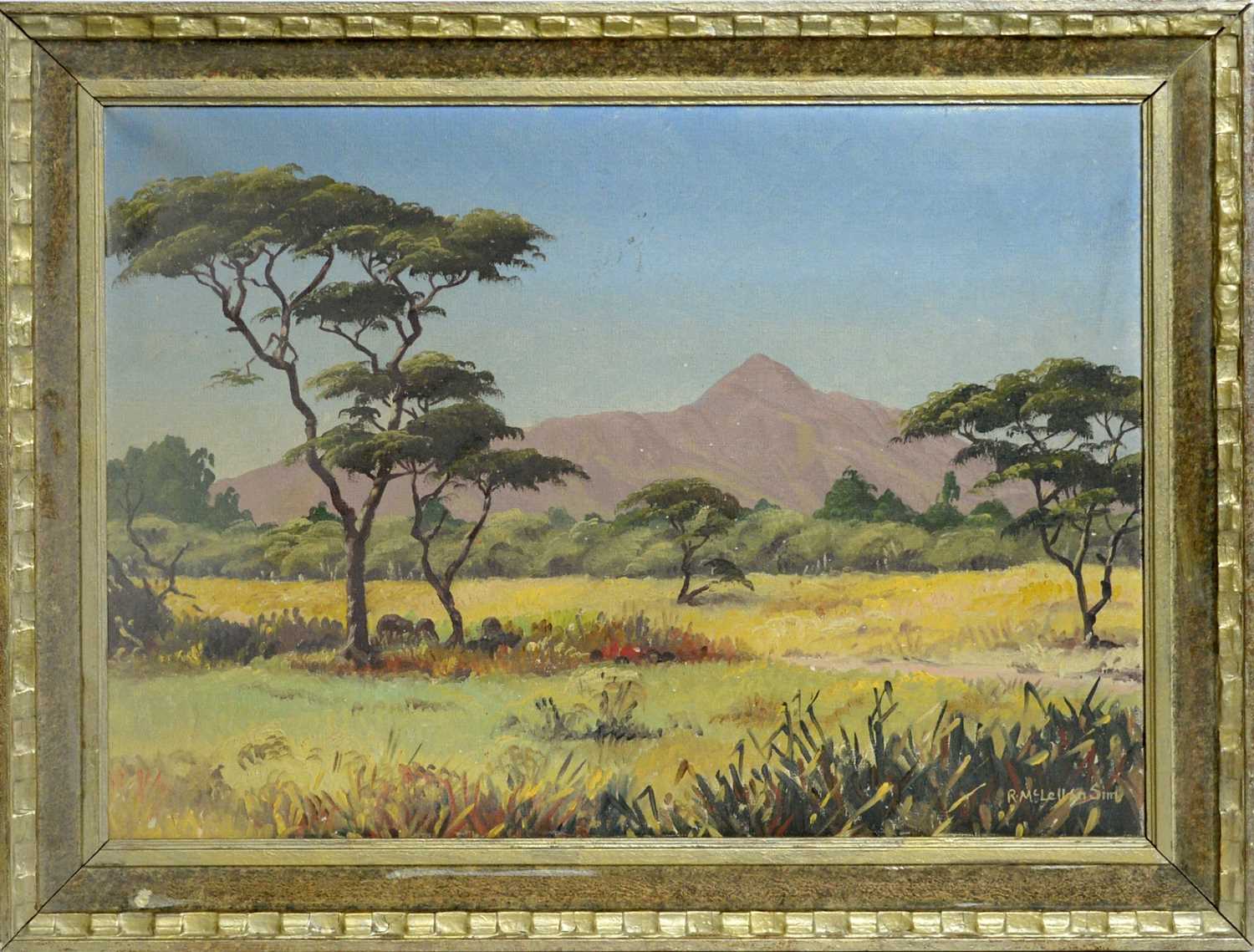 Lot 782 - Robert Lewis McLellan-Sim - South African Landscape | oil
