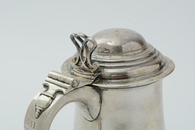 Lot 96 - A George II silver north country provincial tankard