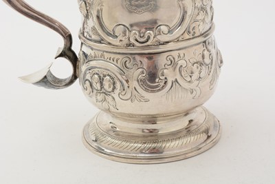 Lot 97 - A George III silver north country provincial tankard
