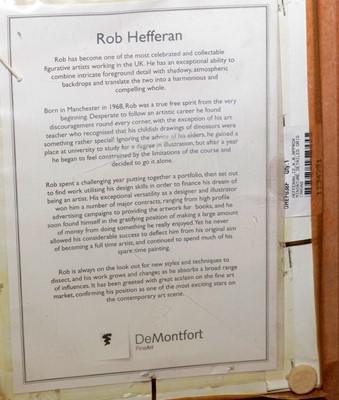 Lot 334 - Rob Hefferan - English Rose: portrait pair | oil
