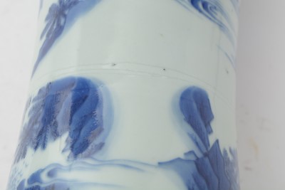 Lot 742 - Transitional Chinese Gu form beaker vase