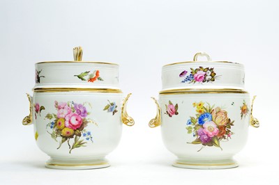 Lot 839 - A pair of Derby Ice Pails