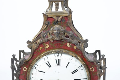 Lot 1251 - An 18th Century Swiss Neuchatel musical wall clock with original bracket