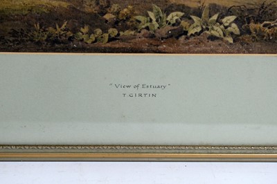 Lot 1000 - In the manner of Thomas Girtin - View of Estuary | watercolour