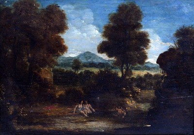 Lot 1044 - In the manner of Nicolas Poussin - The Bathers | oil
