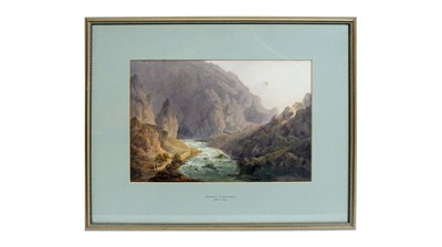 Lot 1010 - Attributed to Francis Nicholson - Fountain of Vaucluse | watercolour