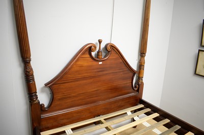 Lot 79 - A Regency style mahogany four poster double bed