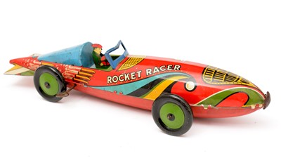 Lot 270 - A pre-WWII Marx tin plate Rocket Racer clockwork car