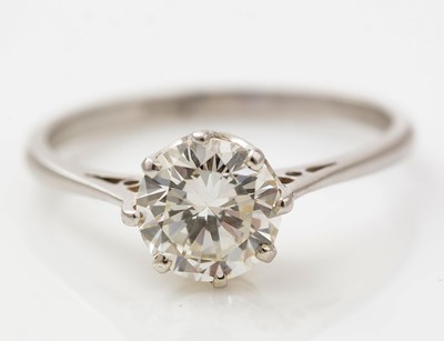 Lot 535 - A single stone solitaire diamond ring