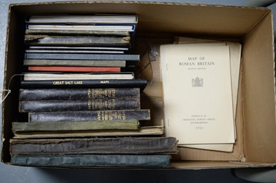 Lot 616 - A selection of maps, one box