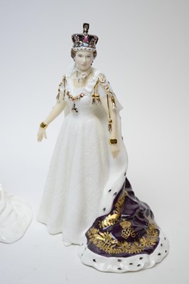Lot 274 - A selection of ceramic figures of Royal ladies