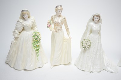 Lot 274 - A selection of ceramic figures of Royal ladies