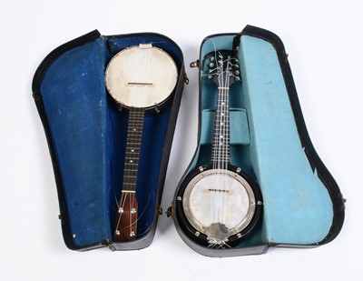 Lot 70 - A Mandolin Banjo; and a Ukulele Banjo