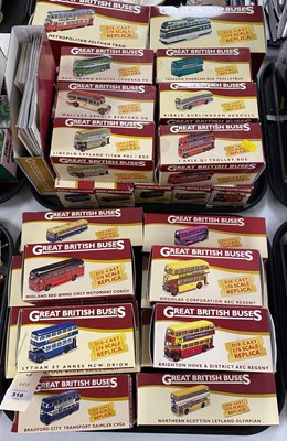 Lot 318 - A collection of Great British Buses diecast models, by Atlas Editions