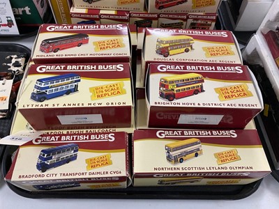 Lot 318 - A collection of Great British Buses diecast models, by Atlas Editions
