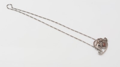 Lot 407 - A fine French silver Chameleon necklace