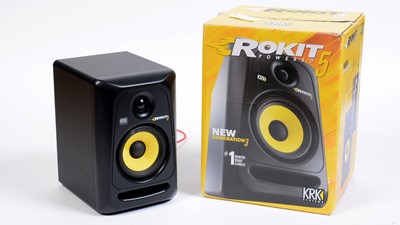 Lot 188 - Pair of KRK Rokit 5 studio speakers